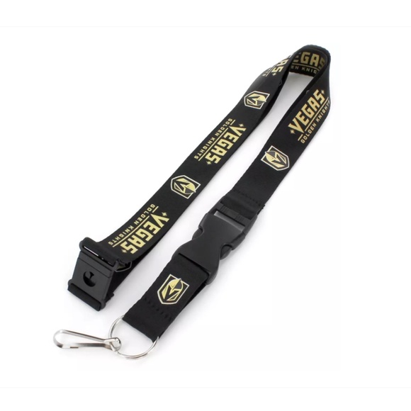 VGK NHL Vegas Golden Knights Hockey Detachable/Breakaway Lanyard Keychain NWT - Picture 1 of 3
